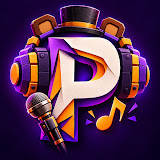 Papervolt Studios purple and gold P logo